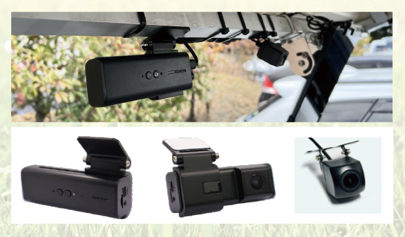 ゴルフカート用ドライブレコーダー設置例