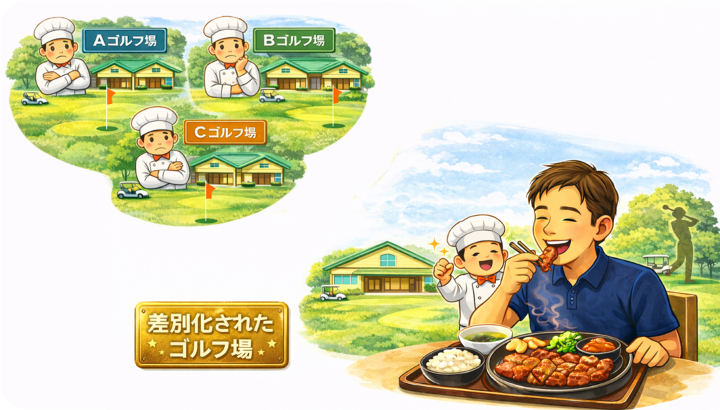 差別化のイメージ